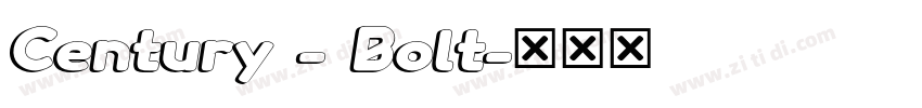 Century - Bolt字体转换
